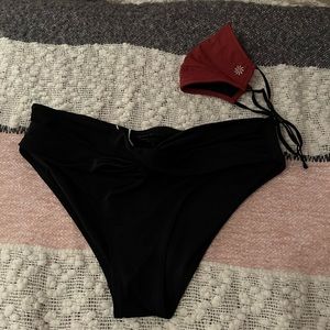 Bikini bottoms + mask